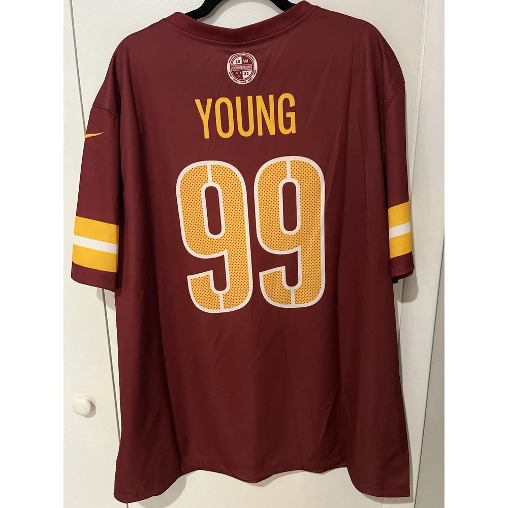 Washington Commanders Jersey Mens 3XL NFL Football Chase‎ Young 99 Nike Dri Fit